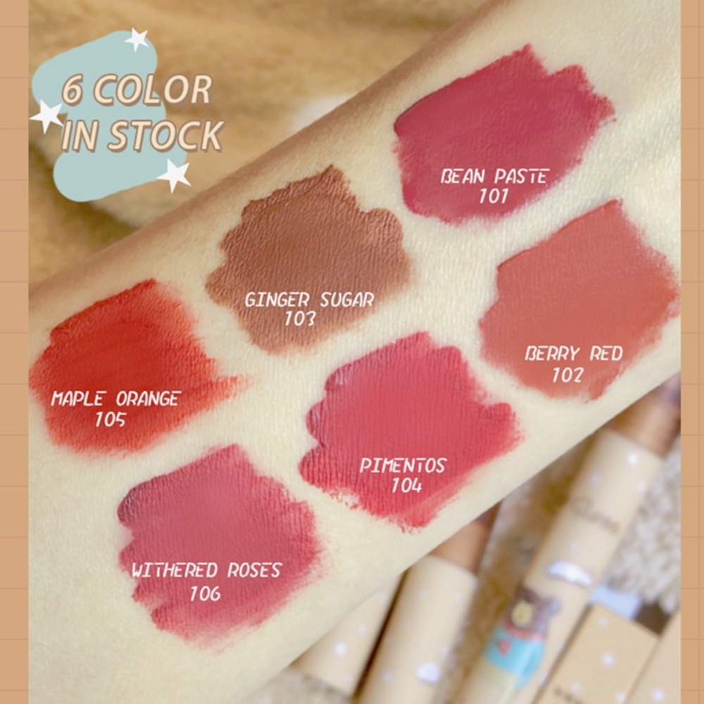 Cute Bear Matte Lipstick 💄 5💄 - Picture 3 of 3